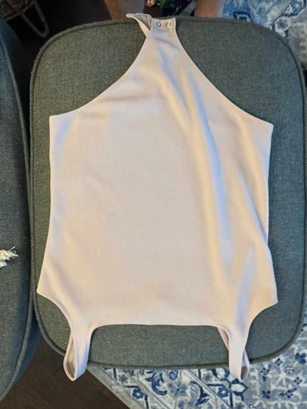 Express light taupe top